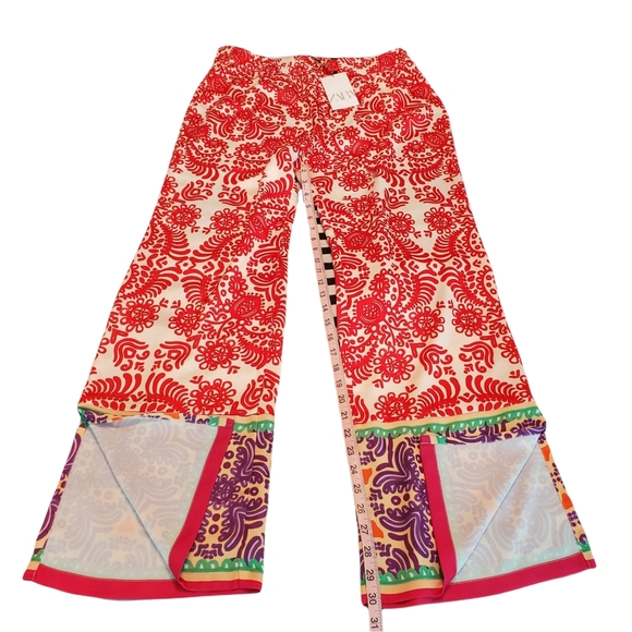 Zara Pants - NWT Zara wide leg print pants xl